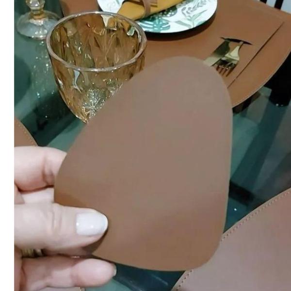 Imagem de Jogo Americano Para Mesa Jantar Posta 6 Lugares - Caramelo