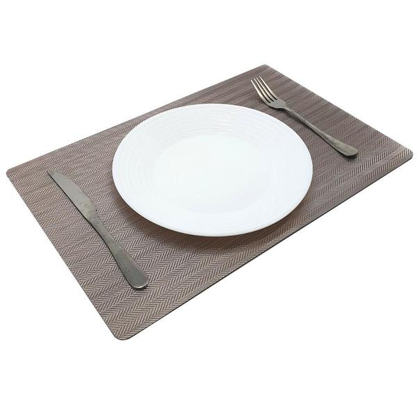 Imagem de Jogo Americano Retangular Impermeável Sousplat Mesa Posta Jantar 30x45cm