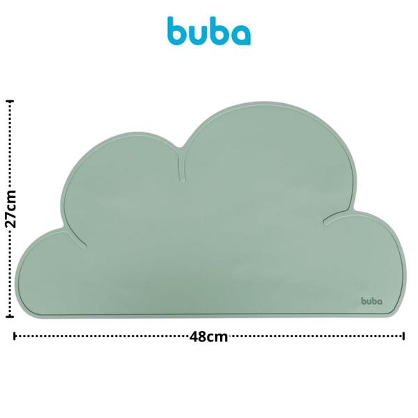 Imagem de Jogo Americano Verde em Silicone Infantil Buba