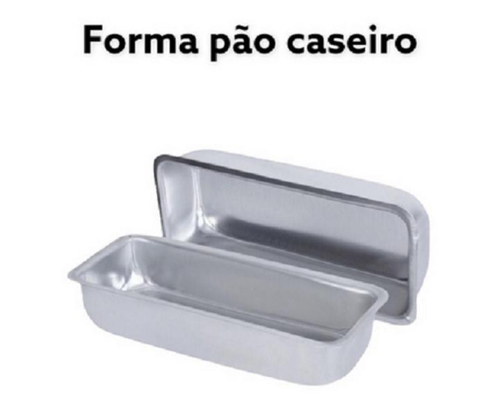 jogo assadeira kit forma de pão alta 6 unidades 28cm alumínio grosso reforçado - Lima Formas Imagem de jogo assadeira kit forma de pão alta 6 unidades 28cm alumínio grosso reforçado