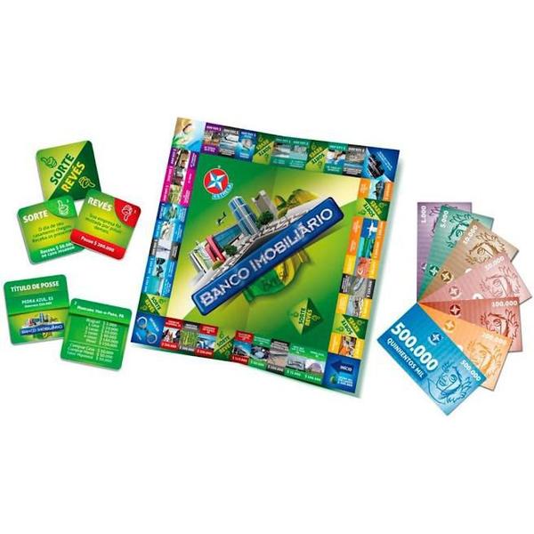 Jogo Banco Imobiliário Brasil Brinquedos Estrela Imagem de Jogo Banco Imobiliário Brasil Brinquedos Estrela
