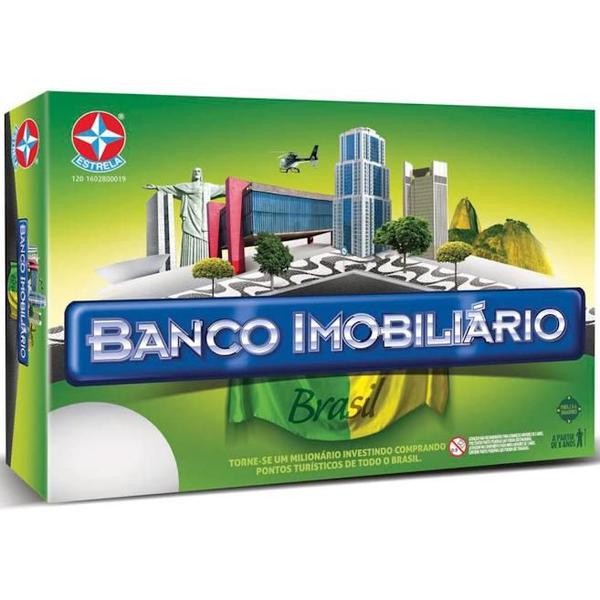 Jogo Banco Imobiliário Brasil Brinquedos Estrela Imagem de Jogo Banco Imobiliário Brasil Brinquedos Estrela