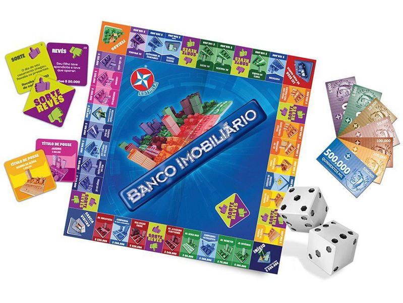 Jogo Banco Imobiliário Estrela Imagem de Jogo Banco Imobiliário Estrela