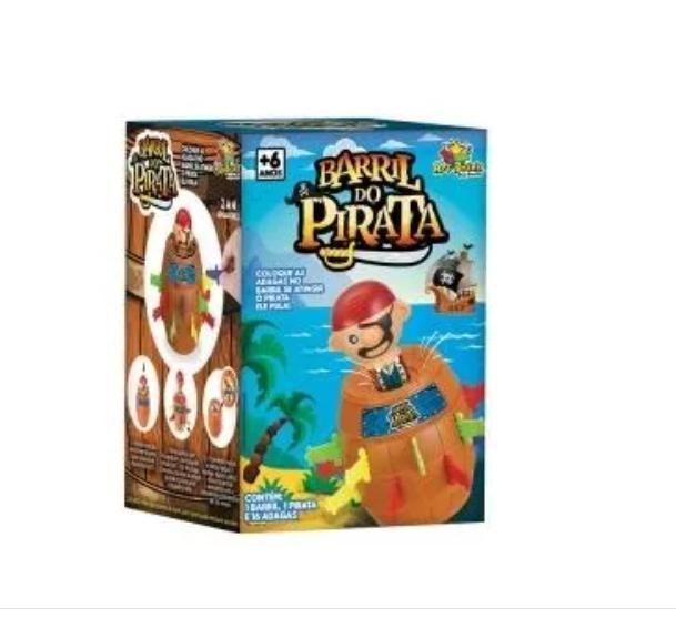 Imagem de Jogo Barril Pula Pirata - Art Brink Jogo do  Pirata Original