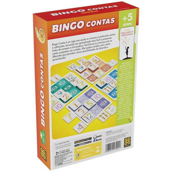 Imagem de Jogo Bingo Contas Grow 5+ 03945