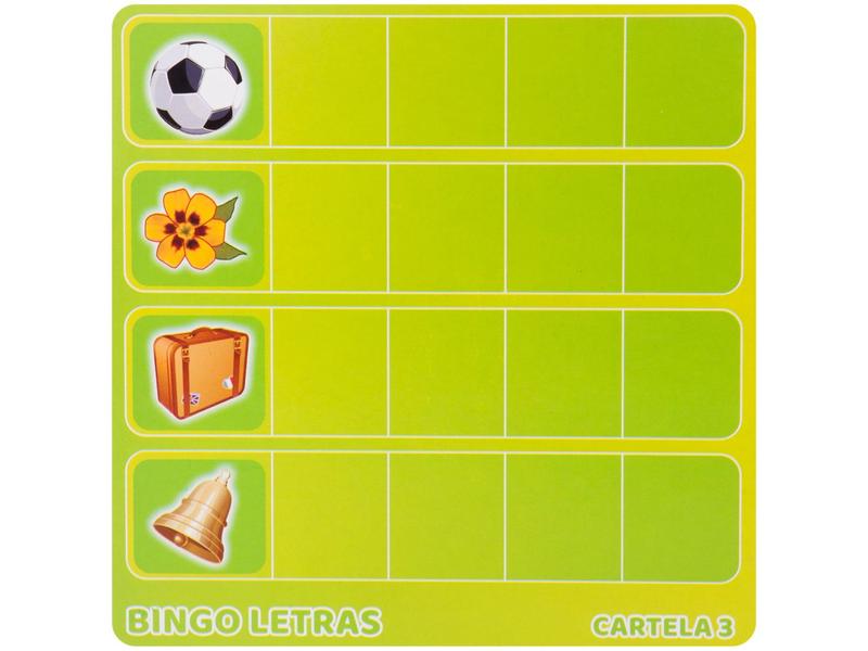 Imagem de Jogo Bingo Letras