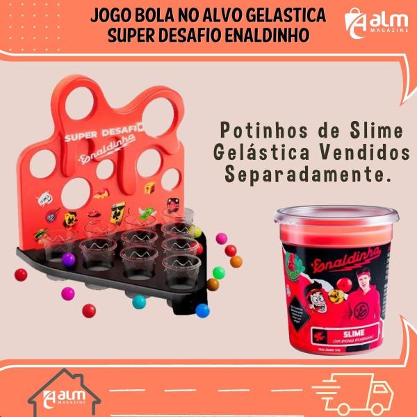 Jogo Bola No Alvo Gelastica Super Desafio Enaldinho Youtuber SLIME - Toys Lab Imagem de Jogo Bola No Alvo Gelastica Super Desafio Enaldinho Youtuber SLIME