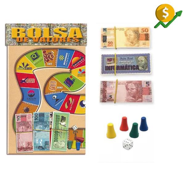 Imagem de Jogo Bolsa De Valores Brinquedo Infantil Educativo - Pais & Filhos