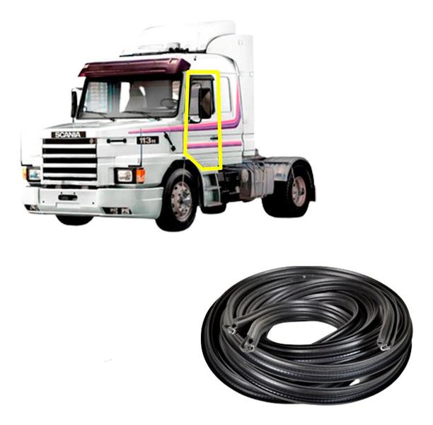 Imagem de Jogo Borracha Porta Scania T 112/142 Fixa Carroceria