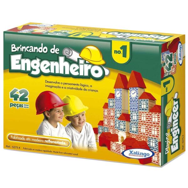 Imagem de Jogo Brincando De Engenheiro N1 42 Peças 5275.4 Xalingo