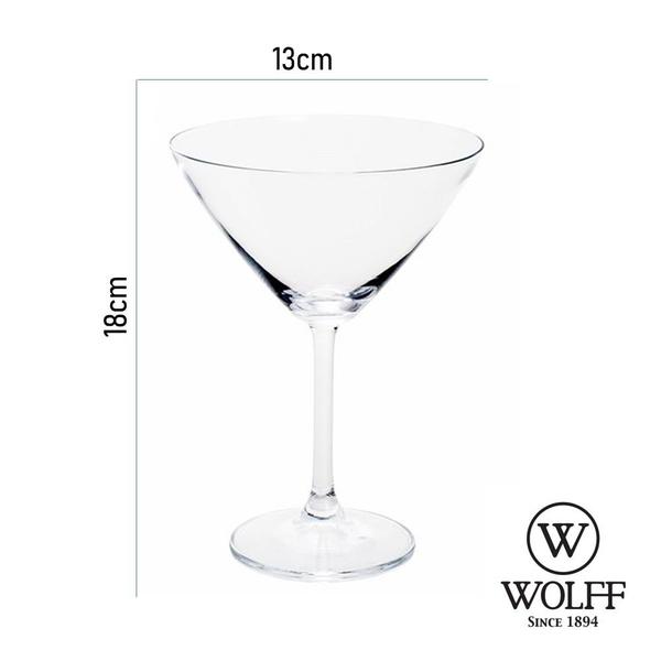 Imagem de Jogo c/ 4 Taça de Coquetel Cocktail de Cristal Ecológico Gastro Colibri Wolff 280ml