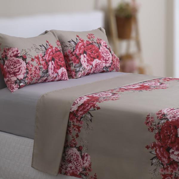 Jogo Cama Casal Queen Size 4 Peças Microfibra 150fios Sultan Jogo Cama Casal Queen Size 4 Peças Microfibra 150fios Sultan