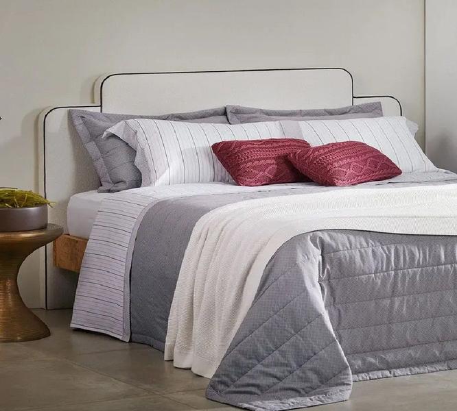 Imagem de Jogo Cama King 4 pcs 180 fios Percalle Vicky Buddemeyer