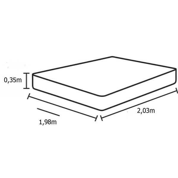 Imagem de Jogo Cama Lençol Casa Scarpa Sonnet King Malha Estampada Algodão 4 Peças - Geométrico - Azul Marinho