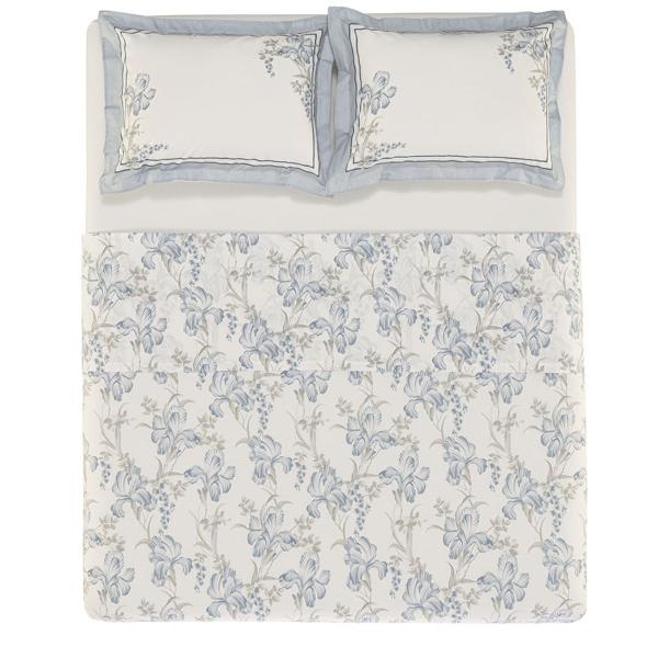 Jogo Cama Queen 200 Fios Karsten Catarina Azul Imagem de Jogo Cama Queen 200 Fios Karsten Catarina Azul