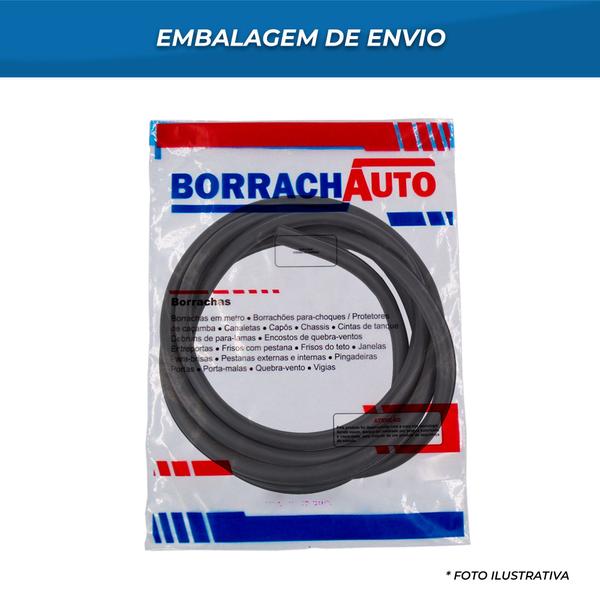 Imagem de Jogo Canaleta Externa Porta Traseira Direita e Esquerda Chevrolet Corsa 2002 a 2012 Borrachauto