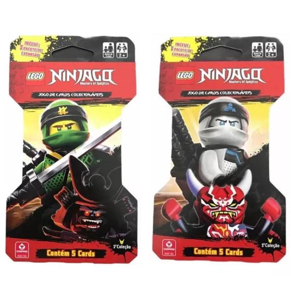 Imagem de Jogo Cards Colecionáveis Blister Ninjago Lego 3 Unidades