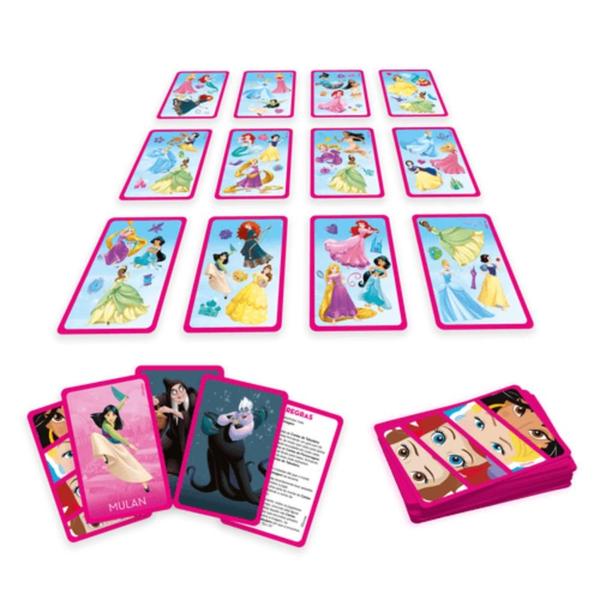 Imagem de Jogo Cartas Eu Vi! Princesas Disney Diversão Infantil Copag