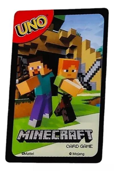 Imagem de Jogo Cartas Uno Cards Minecraft Edição Especial Educativo