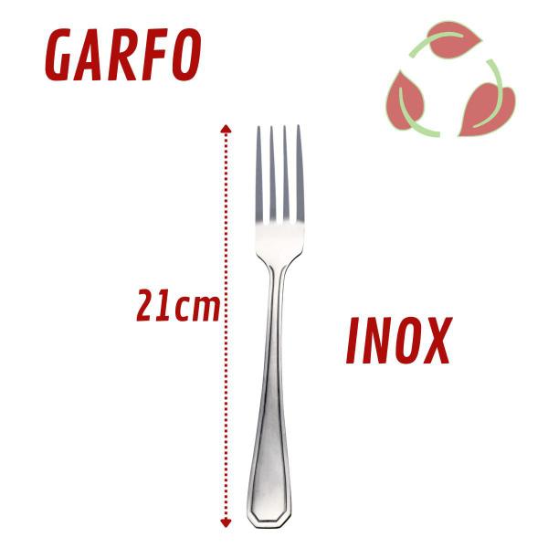 Imagem de Jogo Casa Garfo Reforçada Inox 240 Pçs Restaurante / Bar