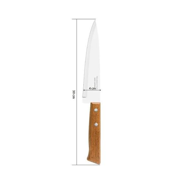 Jogo Churrasco Lâminas Inox Tábua Madeira 3Pcs Tramontina Imagem de Jogo Churrasco Lâminas Inox Tábua Madeira 3Pcs Tramontina
