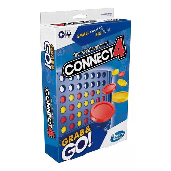 Imagem de Jogo Clássico Connect 4 Grab and Go F8253 43 Peças - Hasbro