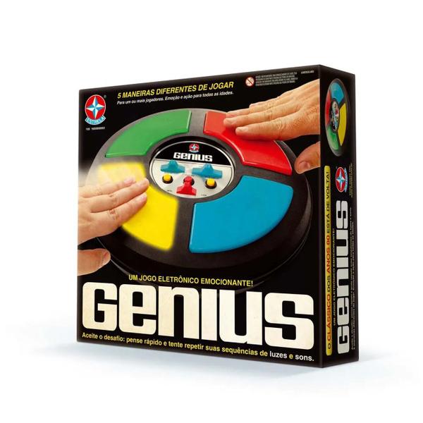 Jogo Clássico Genius Memória e Raciocínio - Estrela Imagem de Jogo Clássico Genius Memória e Raciocínio - Estrela