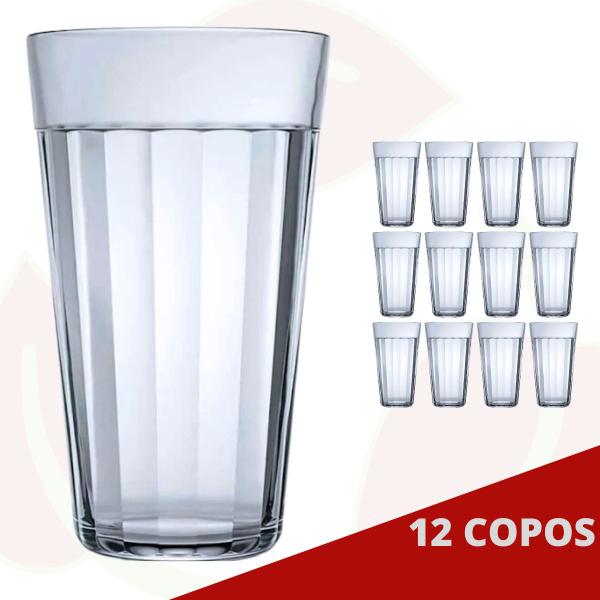 Imagem de Jogo com 12 Copo Americano Long Drink 345ML Bartender Caipirinha