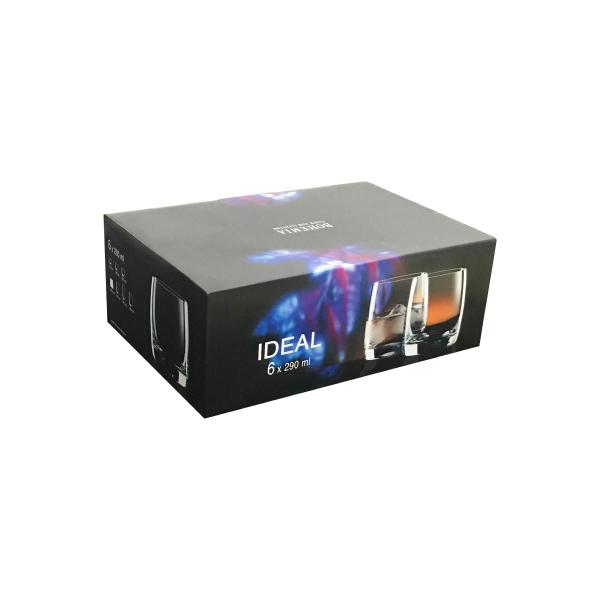 Jogo com 12 Copos De Cristal Para Whisky 290 ml Ideal Bohemia - Bohemia Crystal Imagem de Jogo com 12 Copos De Cristal Para Whisky 290 ml Ideal Bohemia