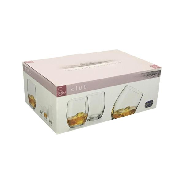 Jogo com 12 Copos De Cristal Para Whisky 300 ml Linha Club Bohemia - Bohemia Crystal Imagem de Jogo com 12 Copos De Cristal Para Whisky 300 ml Linha Club Bohemia