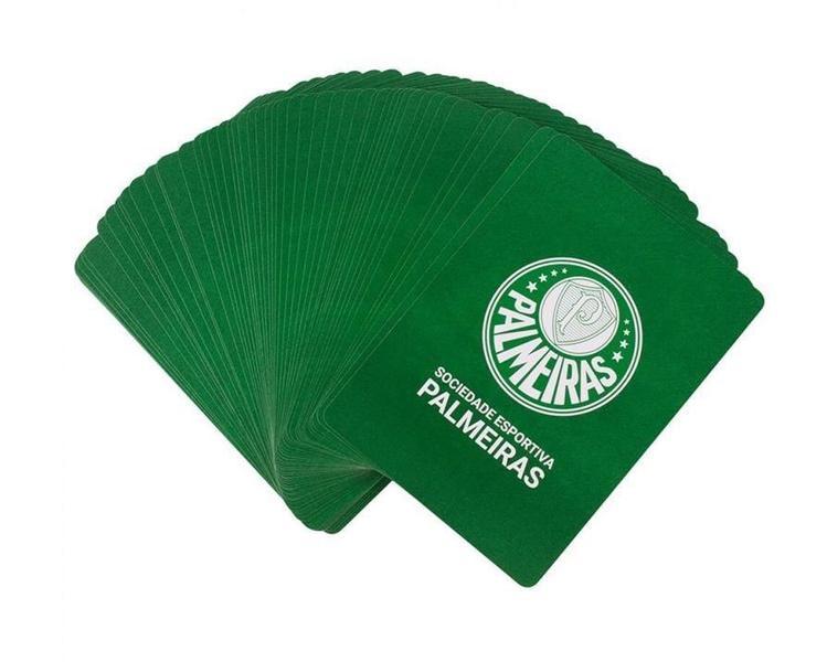 Jogo Com 2 Baralhos Palmeiras Plástico Oficial - Minas de Presentes Imagem de Jogo Com 2 Baralhos Palmeiras Plástico Oficial