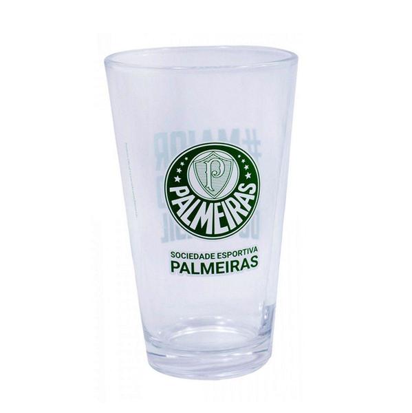 Imagem de Jogo com 2 Copos de Vidro 475ml Oficial Licenciado Palmeiras - ATACADÃO DO ARTESANATO MDF