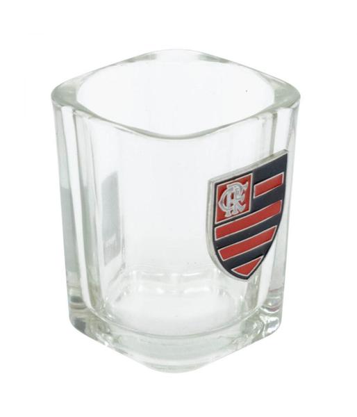 Imagem de Jogo Com 2 Copos De Vidro Para Shot 70Ml - Flamengo