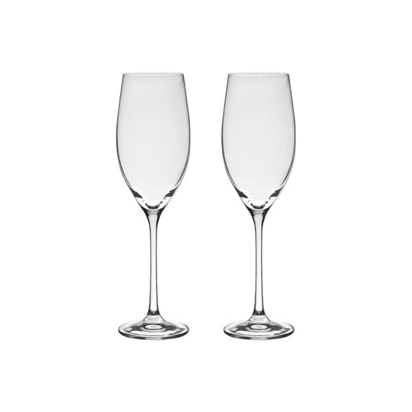 Imagem de Jogo com 2 Taças de Cristal para Champagne 230 ml Linha Megan Bohemia