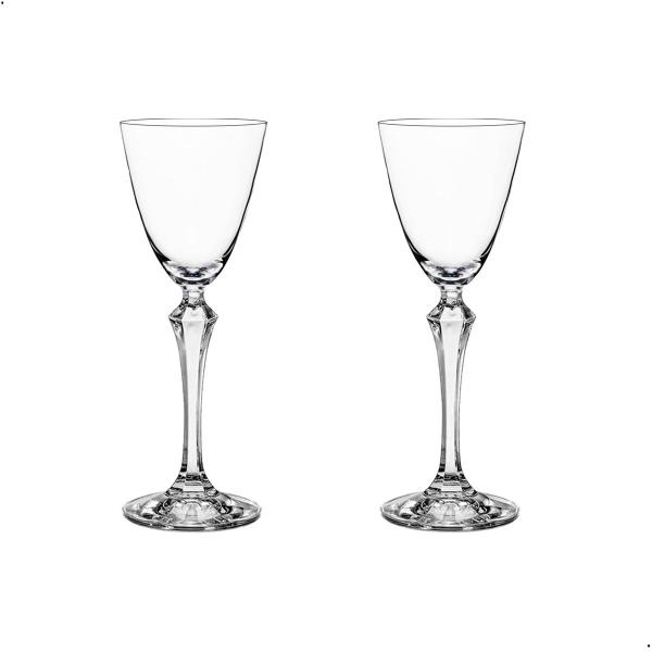 Imagem de Jogo com 2 Taças de Cristal Para Vinho Branco 190 ml Elisabeth Bohemia