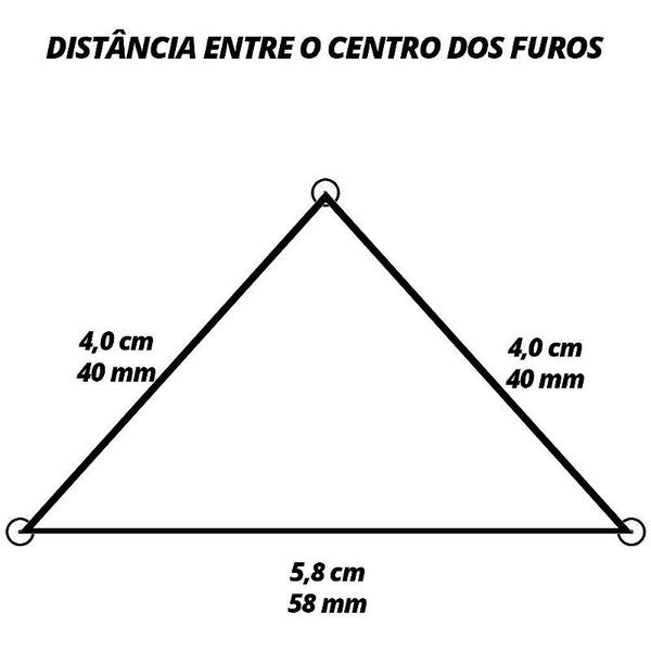 Imagem de Jogo Com 3 Pás Folha Para Ventiladores De Teto Venti-Delta - Branca