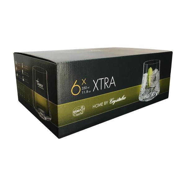 Imagem de Jogo Com 6 Copos De Cristal 350 Ml Linha Xtra Bohemia