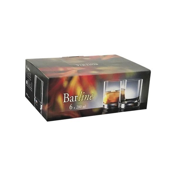 Jogo com 6 Copos de Cristal Para Whisky 280 ml Barline Bohemia - Bohemia Crystal Imagem de Jogo com 6 Copos de Cristal Para Whisky 280 ml Barline Bohemia