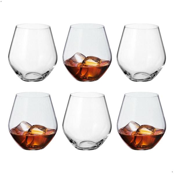 Jogo Com 6 Copos De Cristal Whisky 500 Ml Linha Grus Bohemia - Bohemia Crystal Imagem de Jogo Com 6 Copos De Cristal Whisky 500 Ml Linha Grus Bohemia