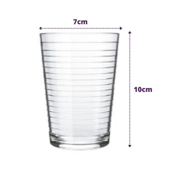 Jogo com 6 Copos Ginga 265ml + Jarra Tango 1,5L Nadir Suco - Nadir Figuereido Imagem de Jogo com 6 Copos Ginga 265ml + Jarra Tango 1,5L Nadir Suco