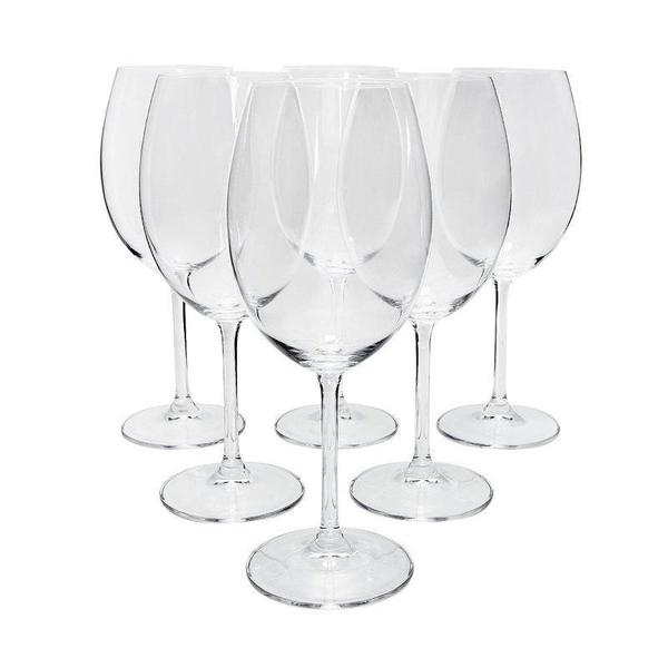 Imagem de Jogo com 6 tacas bordeaux gastro cristal 580ml - bohemia