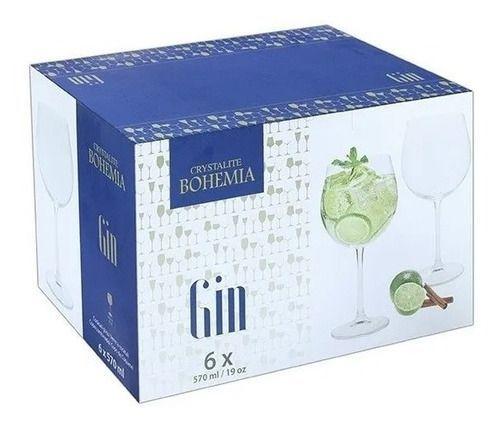 Imagem de Jogo Com 6 Taças Cristal Gin Tonica 570 Ml  Bohemia Original