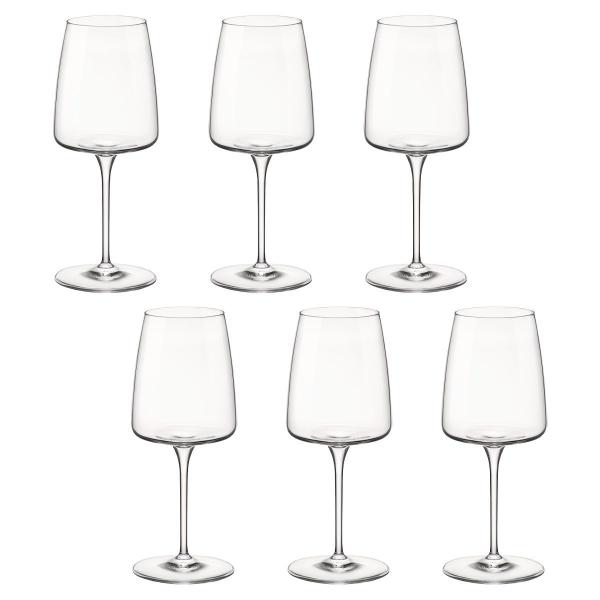 Imagem de Jogo com 6 Taças de Vidro Para Vinho Branco 380 ml Nexo Bormioli Rocco