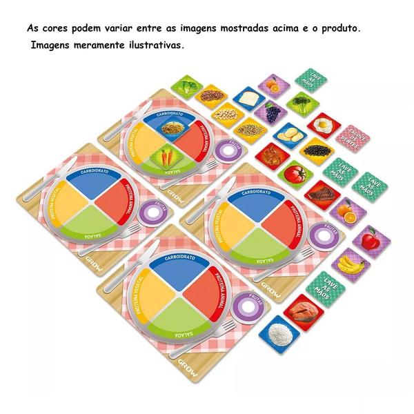 Jogo Comendo Bem Alimentação Balanceada de Forma Divertida 04418 - Grow Imagem de Jogo Comendo Bem Alimentação Balanceada de Forma Divertida 04418 - Grow
