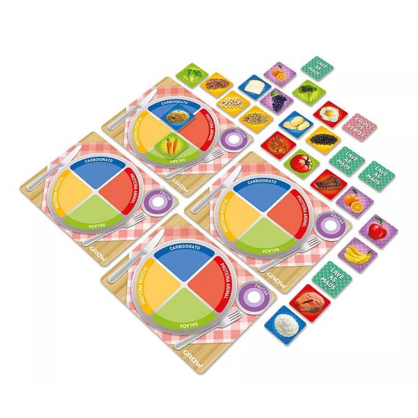 Jogo Comendo Bem Alimentação Balanceada de Forma Divertida 04418 - Grow Imagem de Jogo Comendo Bem Alimentação Balanceada de Forma Divertida 04418 - Grow