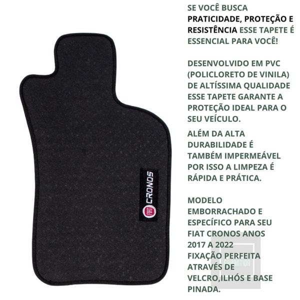 Imagem de Jogo Completo Fiat Cronos Impermeável Pvc Premium 2023