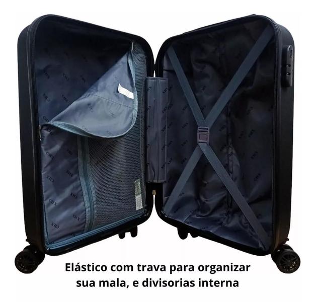 Imagem de Jogo Conjunto 2 Malas Viagem 1 P E 1 Pp + 2 Frasqueiras