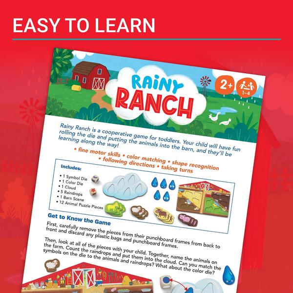 Imagem de Jogo cooperativo Ravensburger Rainy Ranch Toddlers