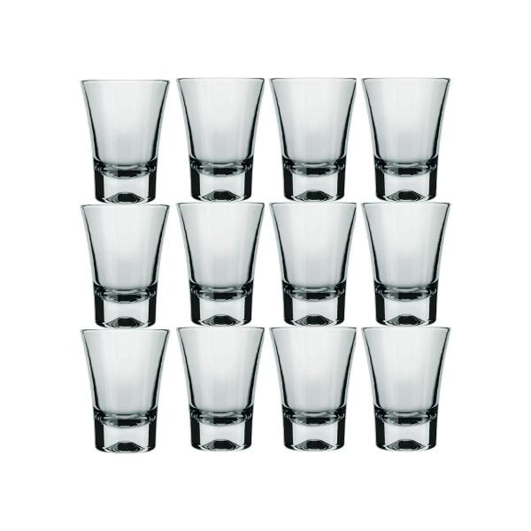 Imagem de Jogo Copo Dose Shot Vodka Tequila Licor 60ml Kit 12 Peças