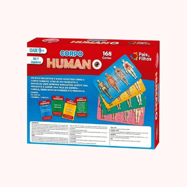 Jogo Corpo Humano 2808 Pais E Filhos Imagem de Jogo Corpo Humano 2808 Pais E Filhos